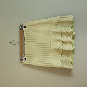 Y2K Pinstripe Ruffle skirt